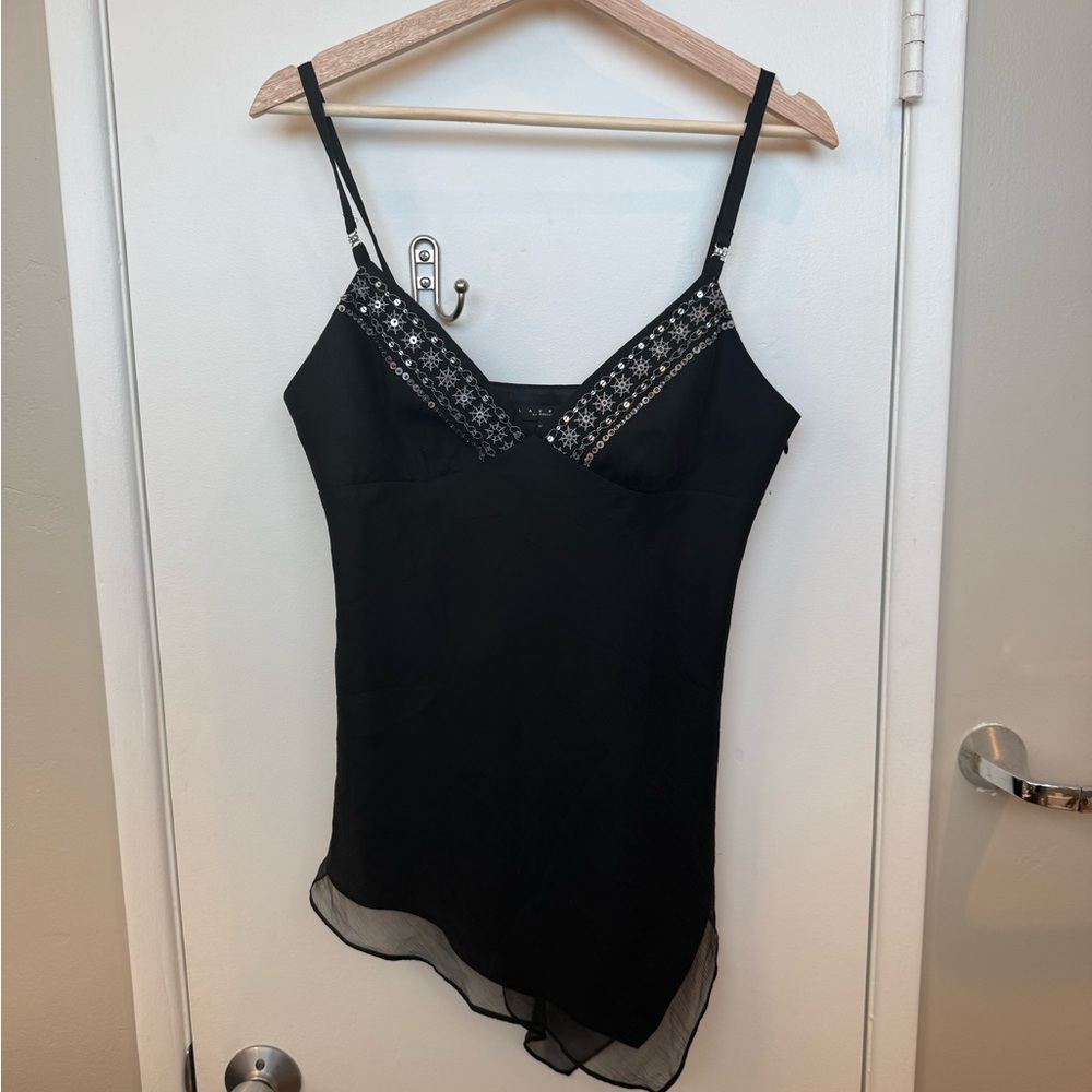 Vintage Asymmetrical Silk Tank